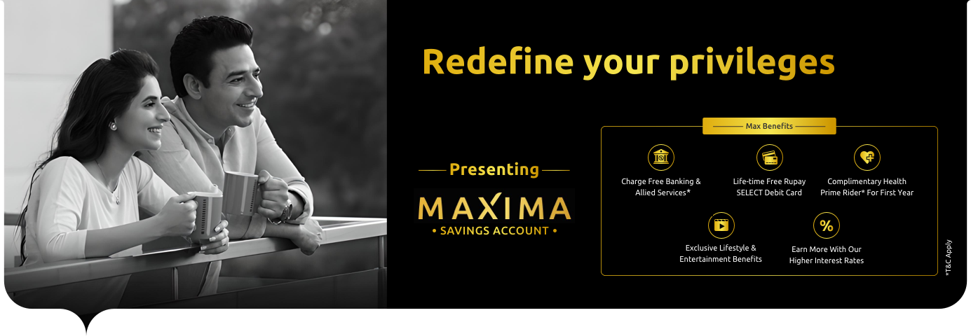 Health Offering On Maxima Savings Account